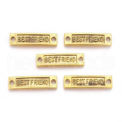 Tibetan Style Links connectors for Friendship X-TIBE-4270-AG-FF-1