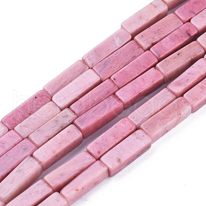 Natural Rhodonite Beads Strands X-G-F247-35-1