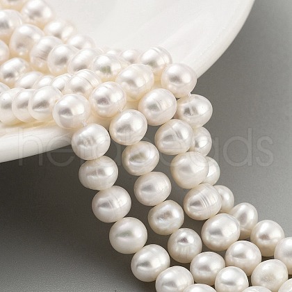 Natural Cultured Freshwater Pearl Beads Strands PEAR-C003-18C-1