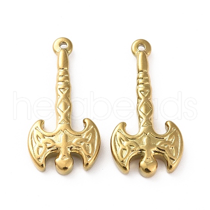 Ion Plating(IP) 304 Stainless Steel Pendants STAS-P324-25G-1