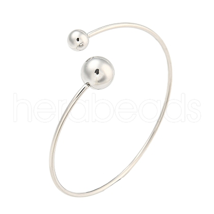 Non-Tarnish 304 Stainless Steel Cuff Bangles BJEW-P331-15P-1