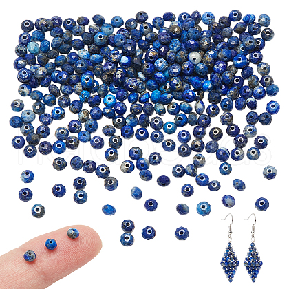  2 Strands Natural Lapis Lazuli Beads Strands G-NB0005-77-1