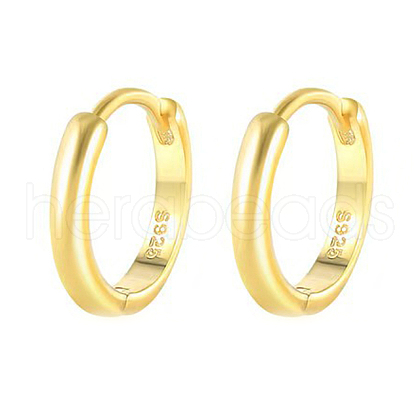 Simple 925 Sterling Silver Circle Hoop Earrings DG6387-7-1