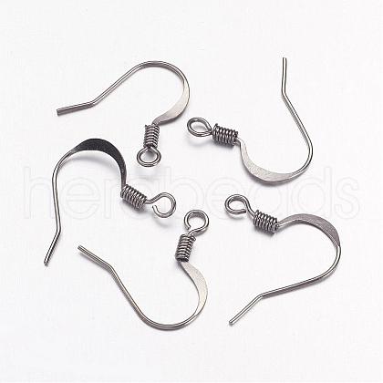 Brass French Earring Hooks KK-Q366-B-NF-1