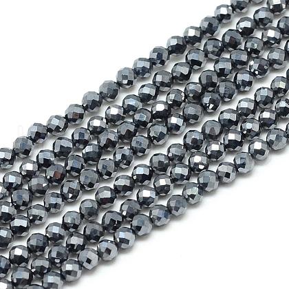 Terahertz Stone Beads Strands G-S152-10-2mm-1