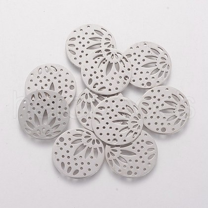 Non-Tarnish 201 Stainless Steel Pendants STAS-Q201-T475-1
