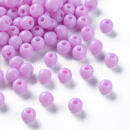 Opaque Acrylic Beads MACR-S370-C6mm-A03-1