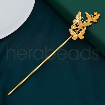 Alloy Hair Sticks Settings PW-WGF658D-02-1