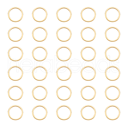 Unicraftale 40Pcs Ion Plating(IP) 304 Stainless Steel Linking Ring STAS-UN0047-55-1
