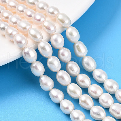 Natural Cultured Freshwater Pearl Beads Strands PEAR-N012-06X-1