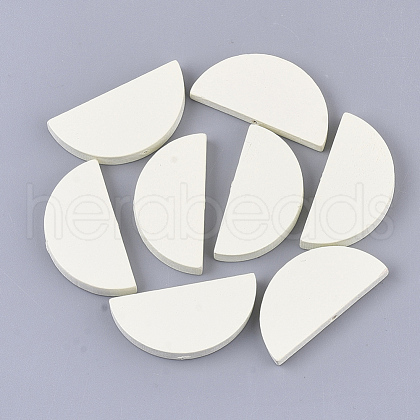 Spray Painted Natural Wood Beads WOOD-N004-C-01-1