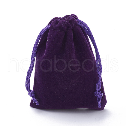 Rectangle Velvet Pouches X-TP-R002-7x9-08-1