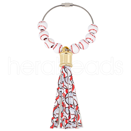 Imitation Leather Tassel Pendant Decorations AJEW-WH20011-20D-1