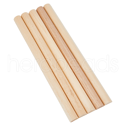 Half Round Wood Sticks WOOD-WH0030-71-1