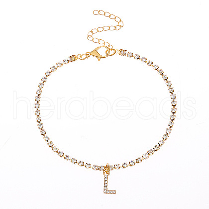 Fashionable and Creative Rhinestone Anklet Bracelets DA6716-12-1
