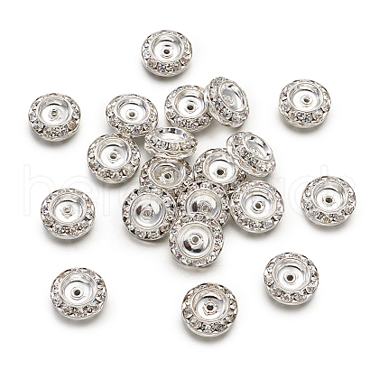 Brass Rhinestone Beads RB-TA0001-02C-1