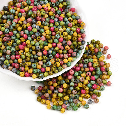 Picasso Glass Seed Beads SEED-N007-20A-1