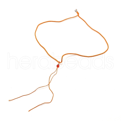 Nylon Pendant Cord Loops NWIR-WH0012-02D-1