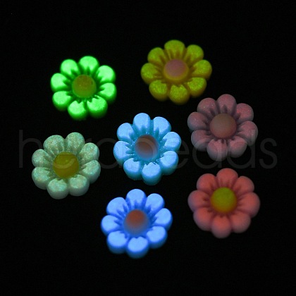 Luminous Resin Cabochons RESI-E039-10-1