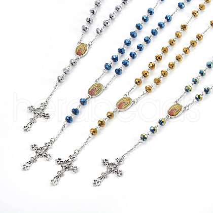 Alloy Pendant Necklaces NJEW-JN02272-1