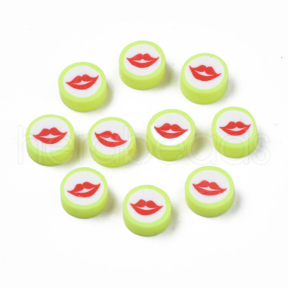 Handmade Polymer Clay Beads CLAY-N011-44A-10-1
