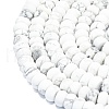 Natural Howlite Beads Strands G-P575-A32-8x5mm-3