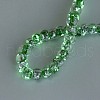 Luminous Handmade Silver Foil Glass Beads Strands FOIL-N029-02B-06-2