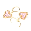 304 Stainless Steel Leverback Earrings for Women EJEW-MZ00408-01-3