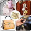 201 Stainless Steel & Brass Letter Keychain KEYC-YW00095-01-8