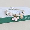 Cute Cartoon Alloy Enamel Multi-strand Charm Bracelets WG000A8-03-1