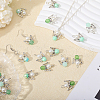 Acrylic & Alloy Pendant PALLOY-CA00010-5