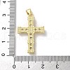 Brass Micro Pave Cubic Zirconia Pendants KK-A212-07D-G-3