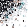 Glass Round Beads GLAA-PH0007-60-7
