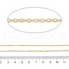 Rack Plating Brass Cable Chains CHC-A010-02G-3