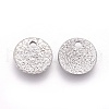 Non-Tarnish 304 Stainless Steel Charms STAS-E455-02P-8mm-1