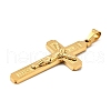304 Stainless Steel Big Pendants STAS-R171-04G-2