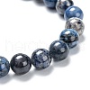Natural Dumortierite Stretch Beaded Bracelets G-A185-01G-3