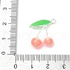 Alloy Enamel Pendants PALLOY-R151-43P-03-3