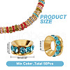 ARRICRAFT 50Pcs Brass Spacer Beads RB-AR0003-23-2