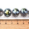 Transparent Electroplate Glass Beads Strands EGLA-N002-34F-F05-2