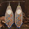 Bohemian Style Tassel Dangle Earrings HK8665-1-1
