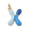 Alloy Enamel Pendants ENAM-S023-01G-X-2