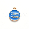Alloy Enamel Pendants ENAM-S124-01A-02E-3