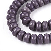 Opaque Spray Painted Glass Beads GLAA-ZX008-8mm-18S-3