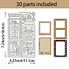 Vintage Folder Clip Carbon Steel Cutting Dies Stencils DIY-WH0309-2061-2