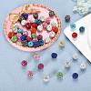 60Pcs 12 Colors Polymer Clay Rhinestone Beads RB-SZ0001-05-3