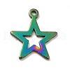 Ion Plating(IP) 201 Stainless Steel Pendants STAS-A066-14M-1