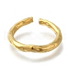 Ion Plating(IP) 304 Stainless Steel Cuff Rings for Women RJEW-U017-11G-2