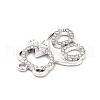 Alloy Crystal Rhinestone Pendants ALRI-E006-01P-3