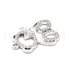 Alloy Crystal Rhinestone Pendants ALRI-E006-01P-3